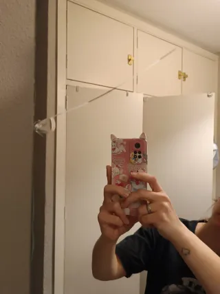 Espejo zapatero de madera y cristal