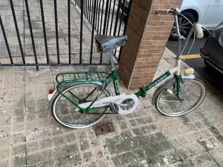 Bicicleta gac infantil plegable verde
