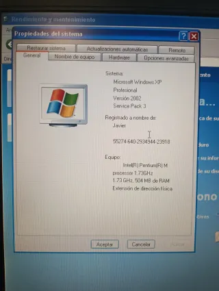 Portátil HP NX6110 Negro/Plateado