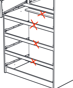 Cómoda MALM 6 cajones blanca 80x123 cm