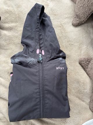 Cazadora Roxy Negra y Rosa