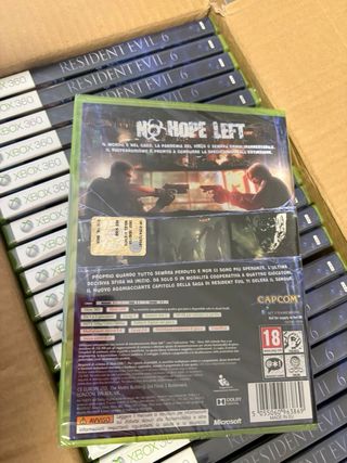 Resident Evil 6 Xbox 360 xbox one nintendo ps1 ps2