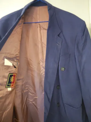 Chaqueta Americana Vintage Azul