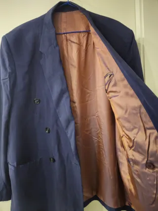 Chaqueta Americana Vintage Azul