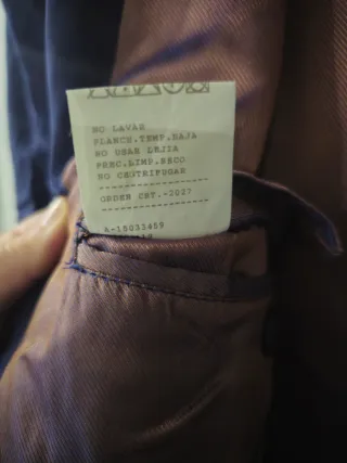 Chaqueta Americana Vintage Azul