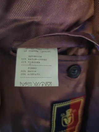 Chaqueta Americana Vintage Azul