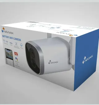 Cámara Vigilancia Batería WIFI 10400mAh