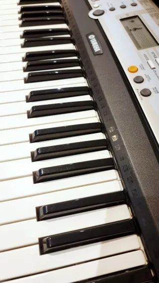 Teclado YAMAHA PSR-E203 + funda y manual IMPECABLE