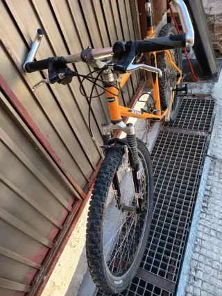 Bicicleta Montaña Naranja Decathlon