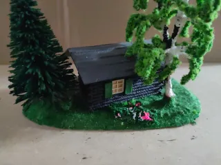 Vollmer H0 Casa y Árboles