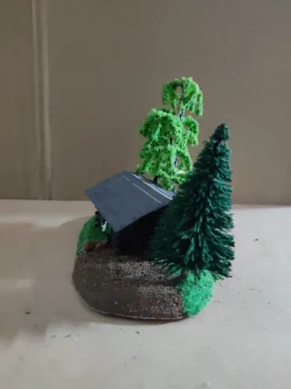 Vollmer H0 Casa y Árboles