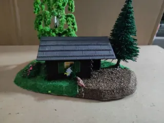 Vollmer H0 Casa y Árboles