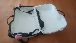 Maleta infantil con ruedas de vaca