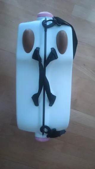 Maleta infantil con ruedas de vaca