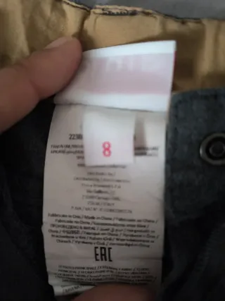 Pantaloni Brums bambina grigio