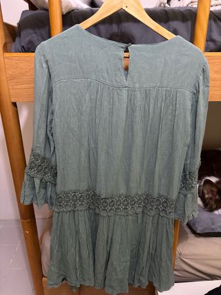 Vestido verde ONLY