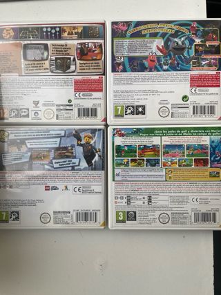Lote 4 Juegos Nintendo 3DS