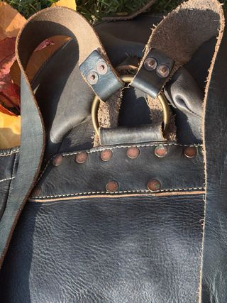 RRL indigo rucksack backpack