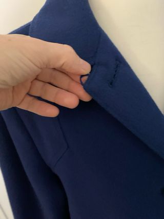 Abrigo vintage pura lana virgen