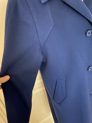 Abrigo vintage pura lana virgen