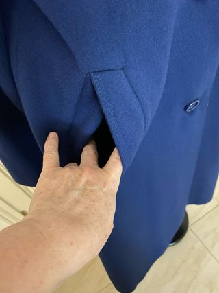 Abrigo vintage pura lana virgen