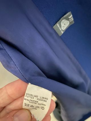 Abrigo vintage pura lana virgen