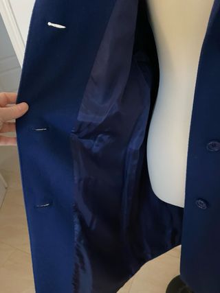 Abrigo vintage pura lana virgen