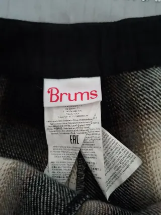 Gonna-pantalone Brums a quadri