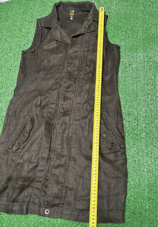 G-Star Raw Vestido Lino Militar Cargo