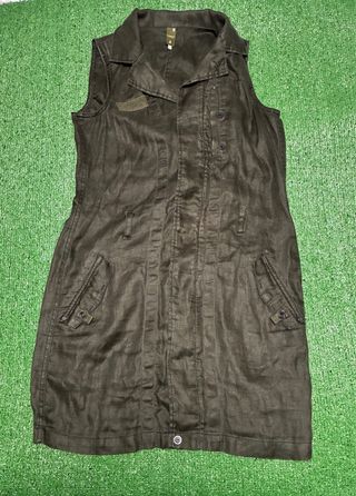 G-Star Raw Vestido Lino Militar Cargo