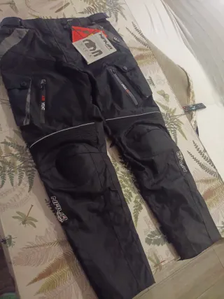 Pantalones de moto touring negros