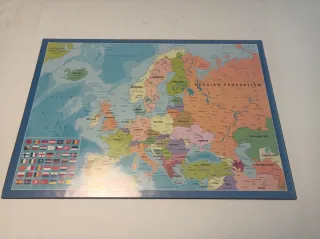 Vade mapa Europa con Banderas
