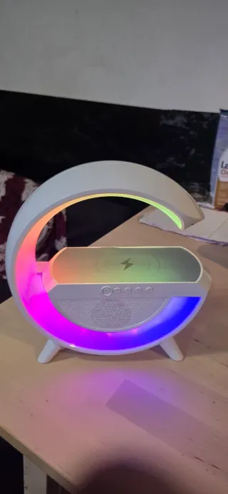 Despertador Carga Inalámbrica RGB