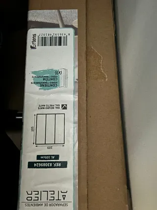 Separador de ambientes 130x109 cm