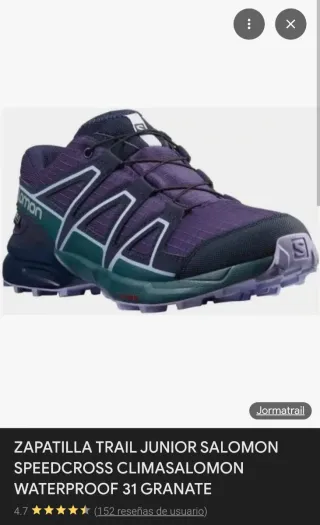 Salomon Speedcross granate talla 37