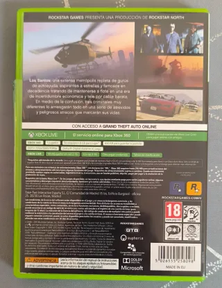 🇪🇸 GTA V Grand Thef Auto 5 Xbox 360