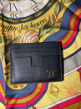 Tom Ford Saffiano Leather Credit Card Holder