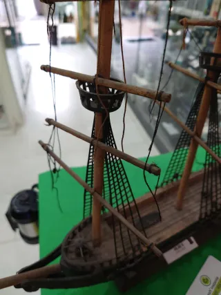 Maqueta Barco Vintage Decoración