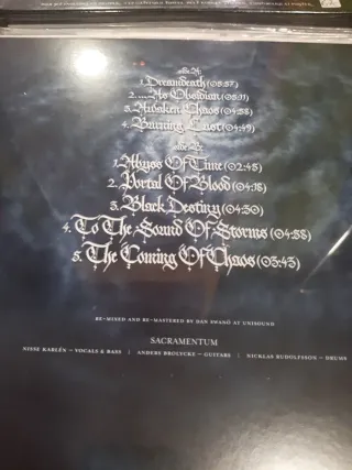 Vinilo Sacramentum The Coming of Chaos Oferta