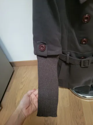 Cappotto Coconuda doppiopetto marrone