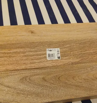 Vassoio in legno con manici nuovo senza cartellino