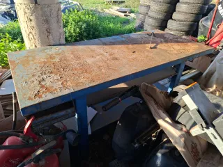 Mesa de trabajo profesional de metal