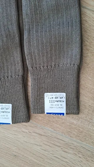 7 paia calze lana tg 45-46-47 militari