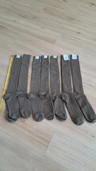 7 paia calze lana tg 45-46-47 militari