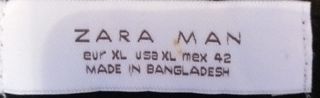 Jersey Zara Hombre Negro cuallo pico Talla XL-42