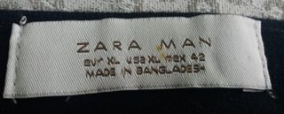 Jersey Zara Hombre Negro cuallo pico Talla XL-42