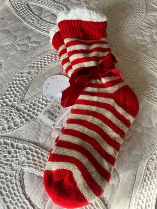 Calcetines borreguito y antideslizantes L/XL