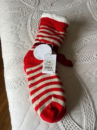 Calcetines borreguito y antideslizantes L/XL