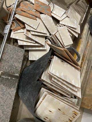 Azulejos decorativos usados