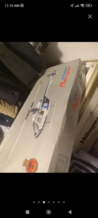 Helicóptero RC a medio terminar